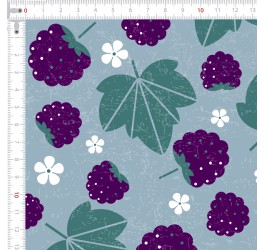 TC037 Tricoline Amoras com Flores Vintage