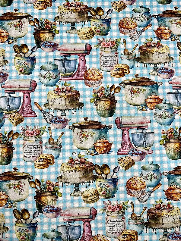 TC036 Tricoline Bolos e Utensílios