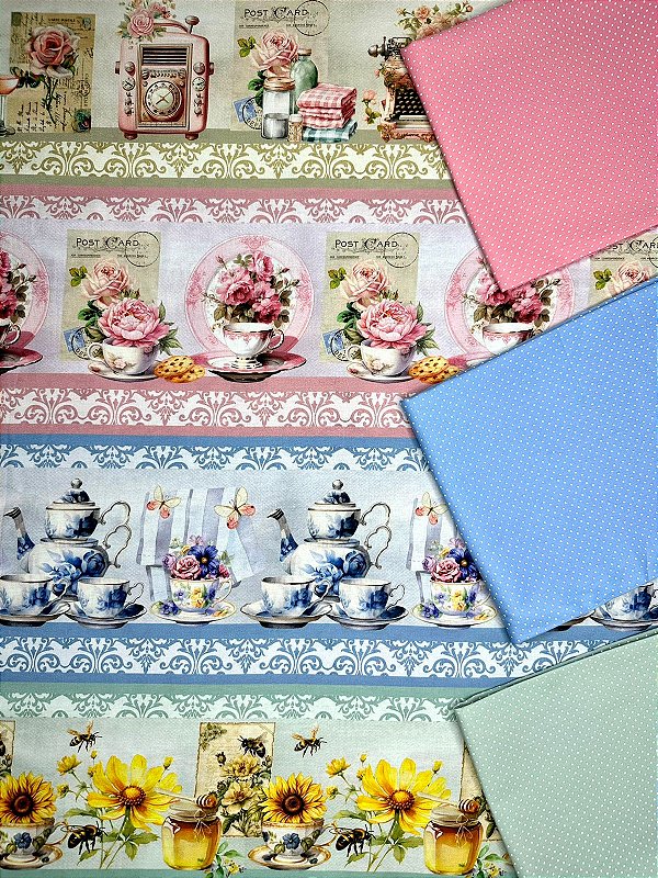 BR063 Kit Barrado Elegância Vintage