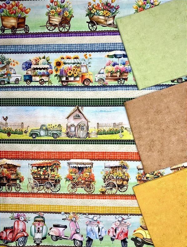 BR065 Kit Barrado Carro de Flores