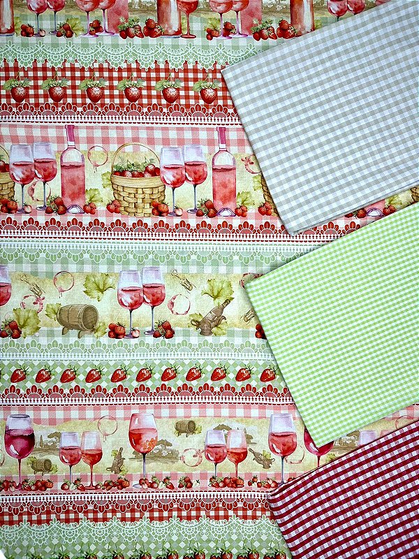 BR067 Kit Barrado Vinhos e Morangos (MC)