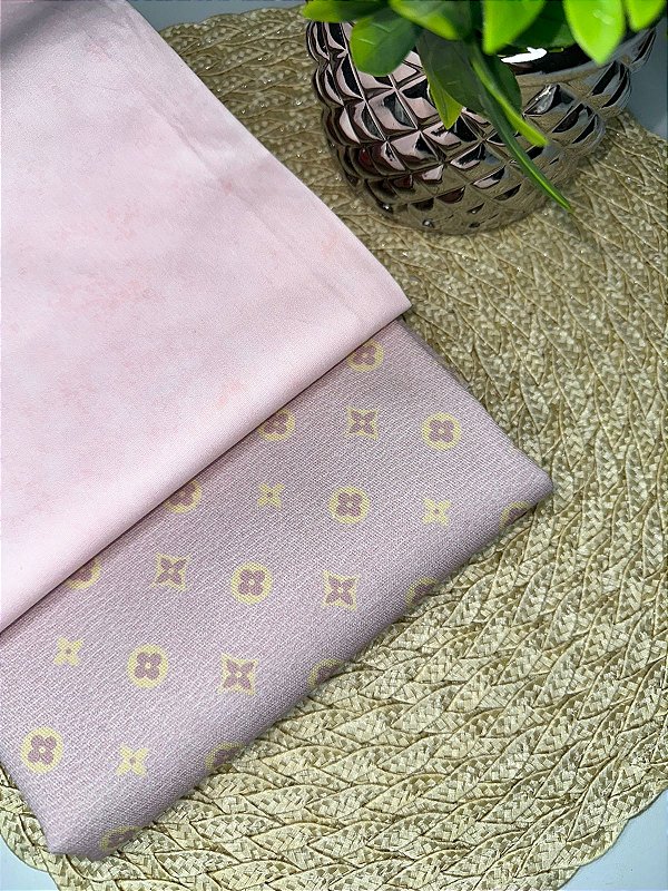 Kit Avental - Sarja Impermeável Grife Rosa Chá