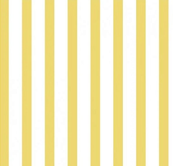 Tricoline Estampada Listrado Smart Amarelo