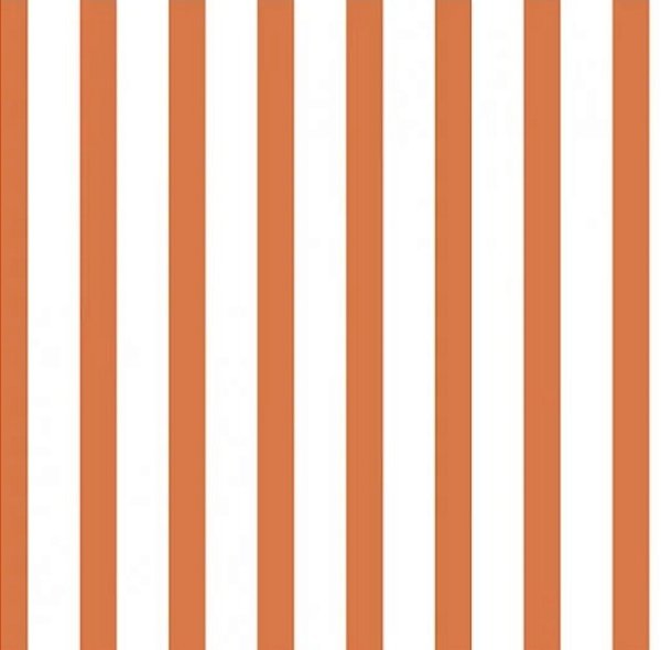 Tricoline Estampada Listrado Smart Laranja