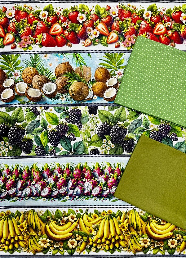 Kit BR364 Barrado Salada de Frutas