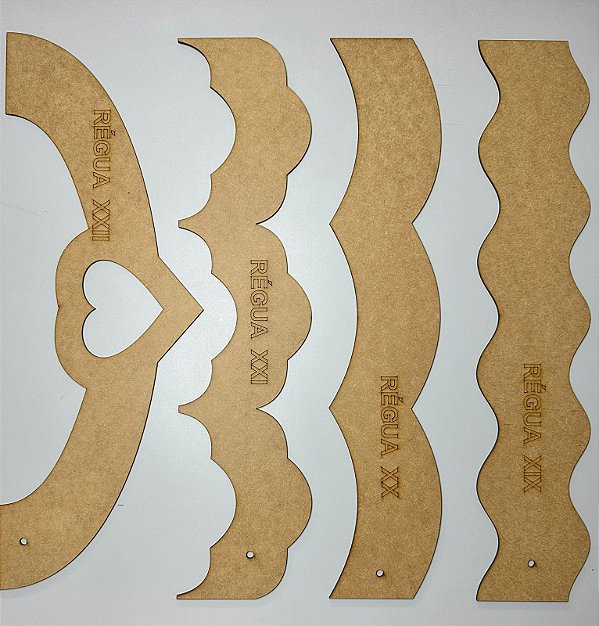 Kit Régua MDF para Barrado 5 (19, 20, 21 e 22)