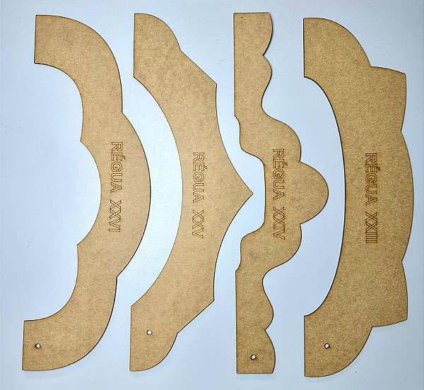 Kit Régua MDF para Barrado 6 (23, 24, 25 e 26)