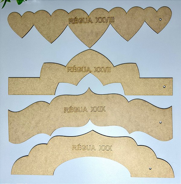 Kit Régua MDF para Barrado 7 (27, 28, 29 e 30)