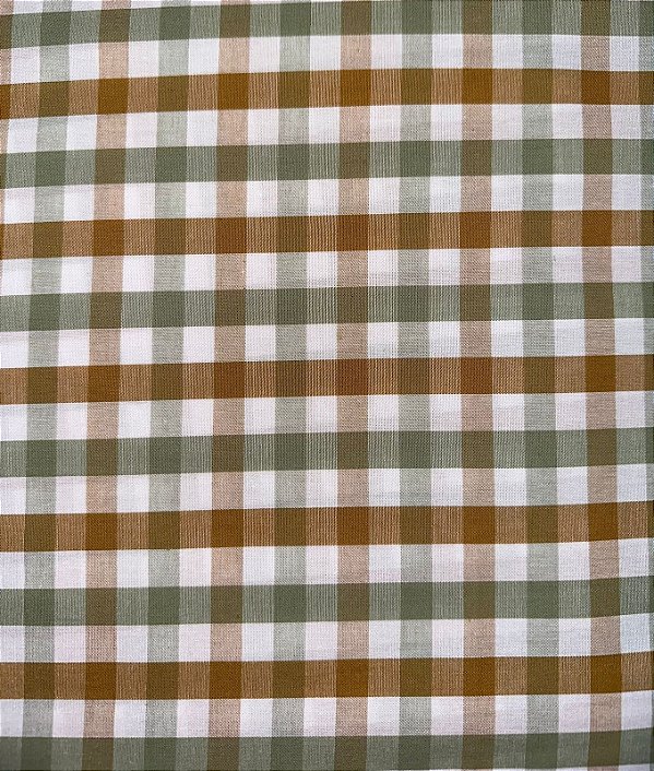 Xadrez Fio Tinto Verde com Bege (20 XM)