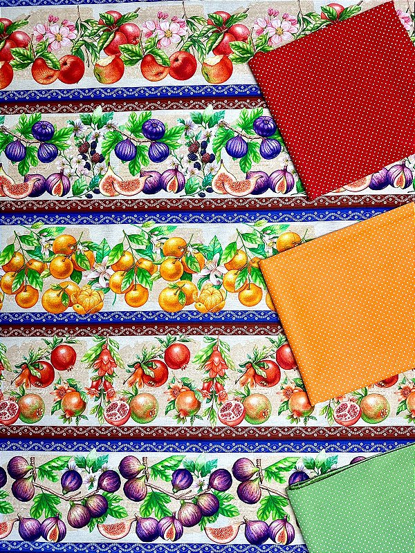 BR145 Kit Barrado Flores da Fruta