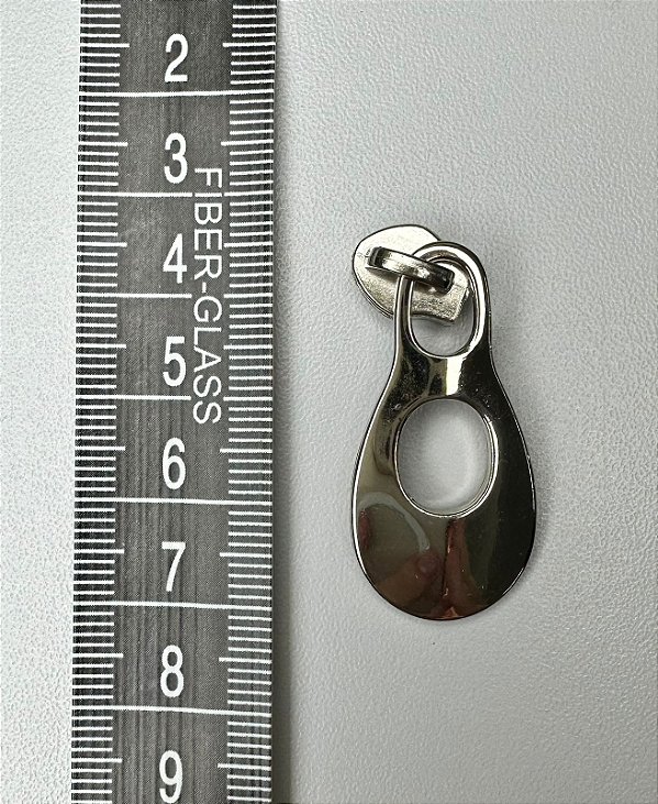 149 - Cursor Gota Grande - 40 mm Níquel EG3062 - 6 unidades
