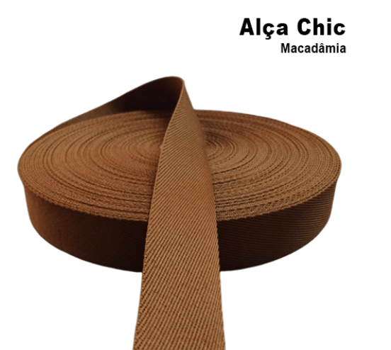 Alça Chick 40 mm Macadâmia (1 metro)