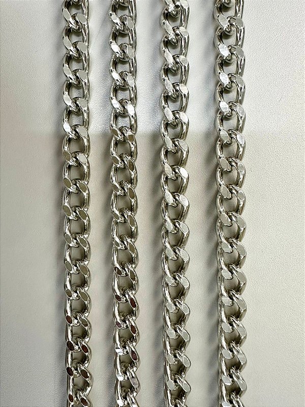Corrente 10 mm Níquel - 1 metro
