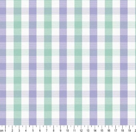 Xadrez Fio Tinto Lilás com Tiffany (20 XM)