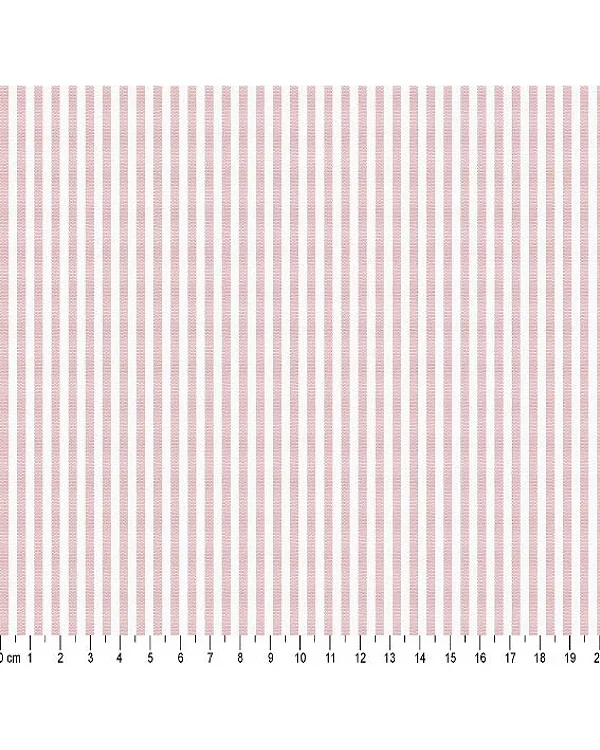 Tricoline Fio Tinto Listrado L227 Rose (0689)