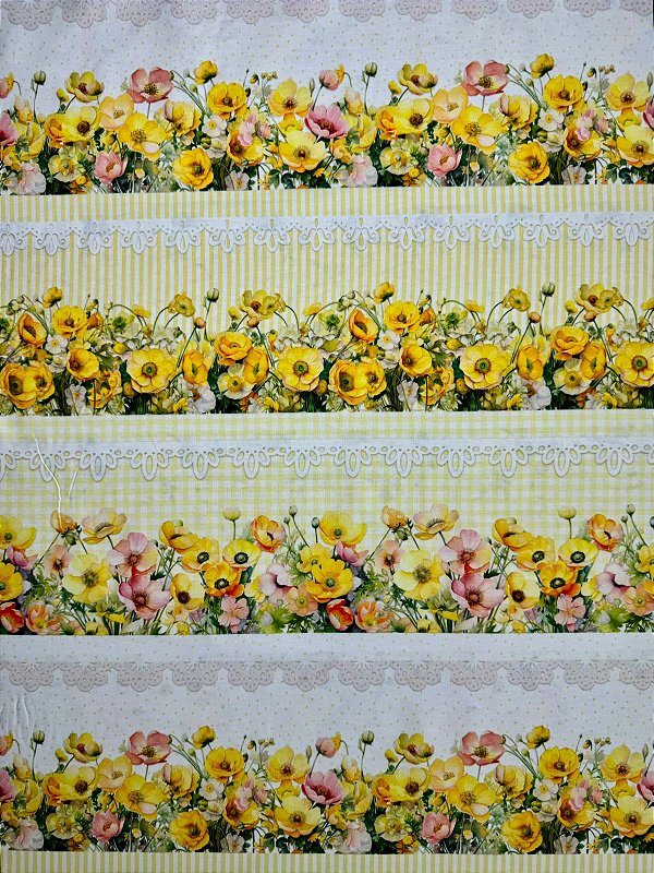 BR032 Barrado Flores Amarelas