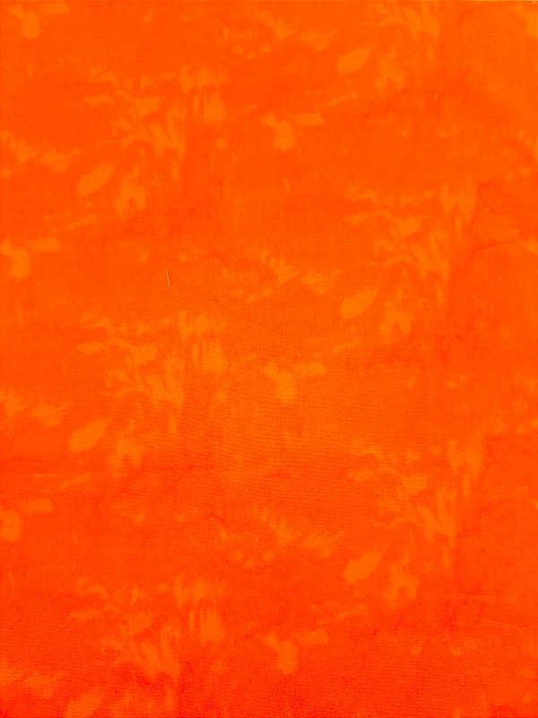 Tricoline Textura Marmorizada Laranja Escuro