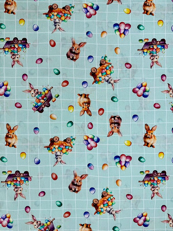 TC185 Tecido Trilhando Caminhos Da Páscoa 2