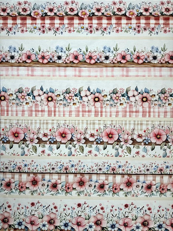 BR185 Barrado Floral Country