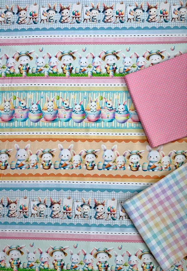 BR190 Kit Barrado Coelhos na Xícara