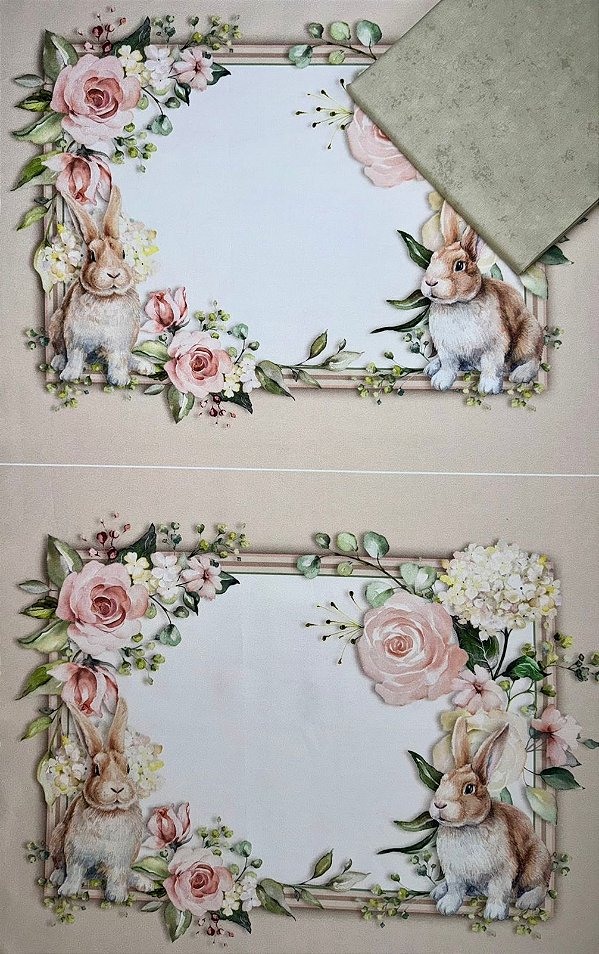 Kit Americano Festa de Páscoa (8 peças)