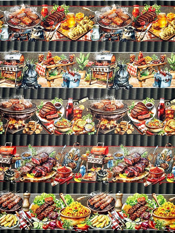 BR200 Barrado Churrasco Sem Bebida