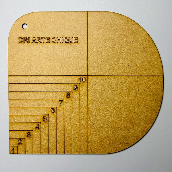 Régua Curva e Caixa de Leite Rafa