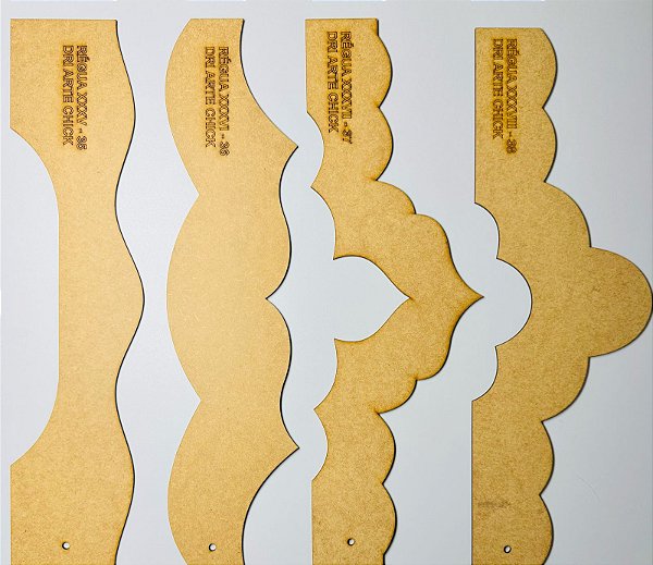 Kit Régua MDF para Barrado 9 (35, 36, 37 e 38)