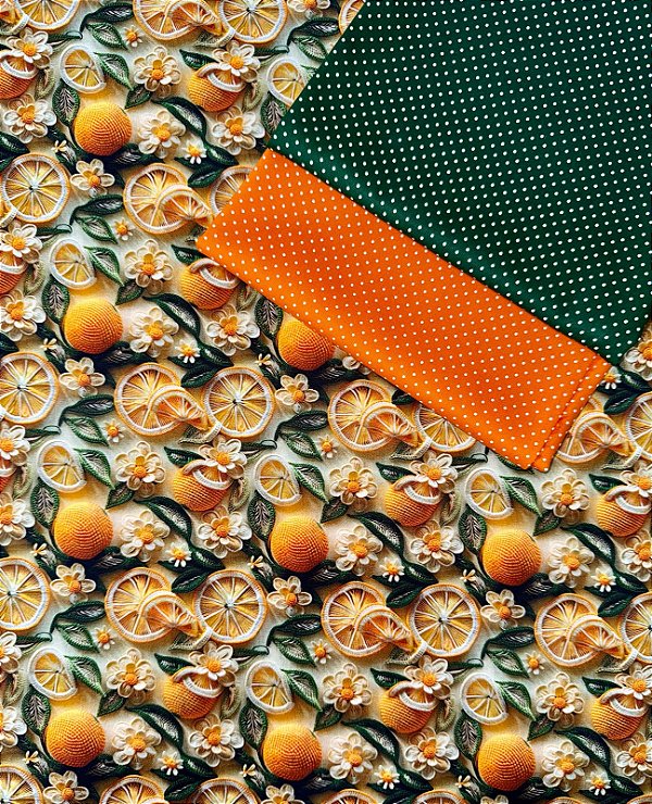 Kit TC081 Tricoline Rodelas de Laranja