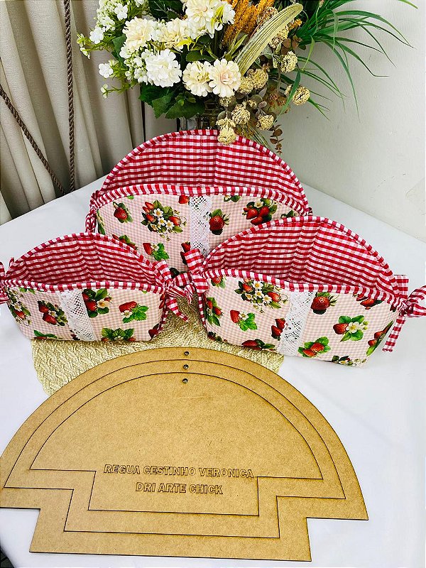 Kit Régua Cestinho Veronica