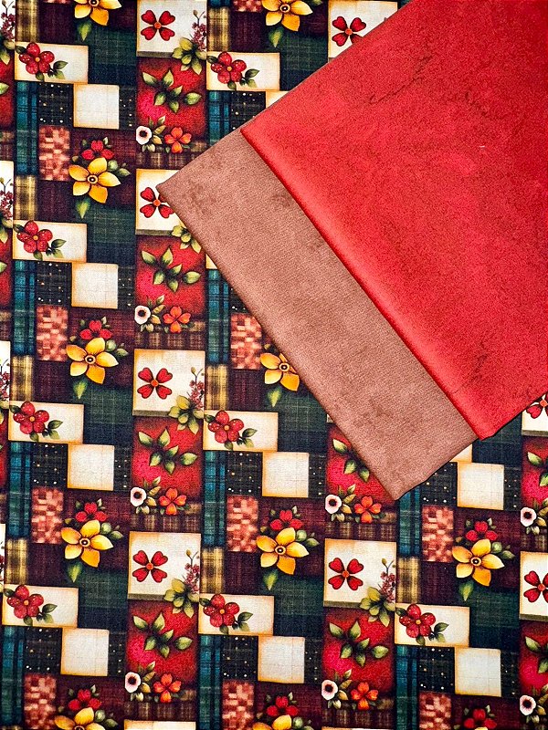 Kit TC119 Tricoline Tricoline Pat Floral