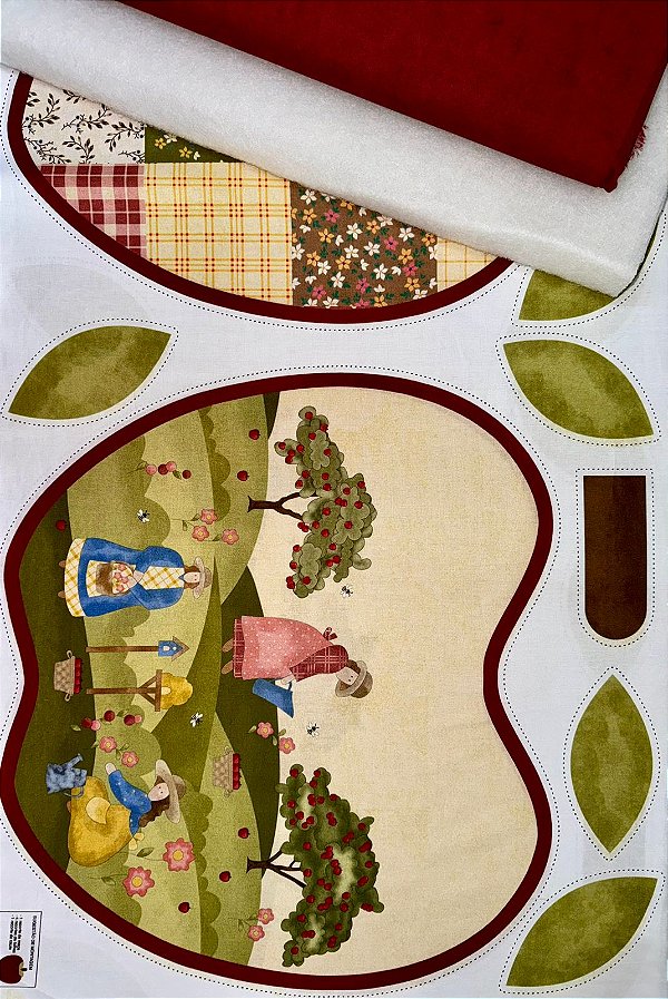 Kit Sousplat Maça (3 peças)