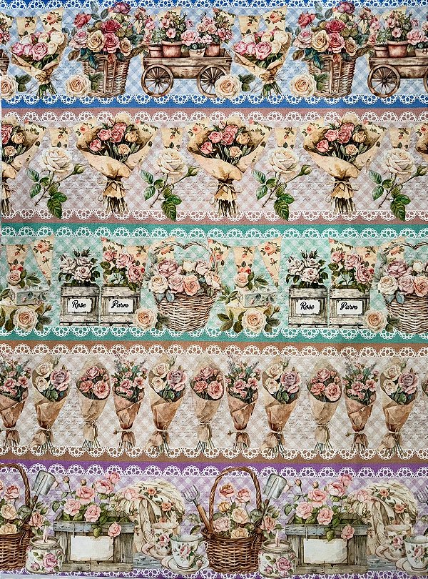 BR259 barrado ramalhete de flores