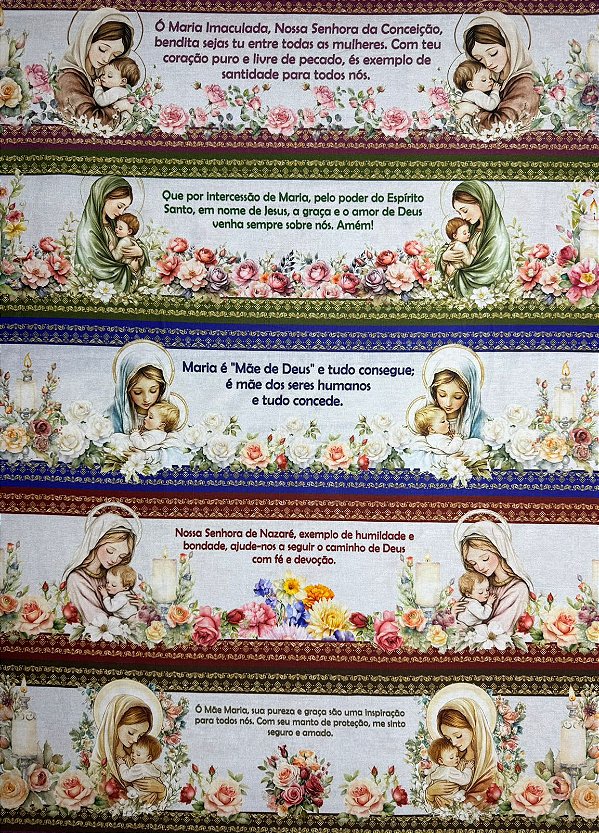 BR261 barrado frases de Maria 53cm