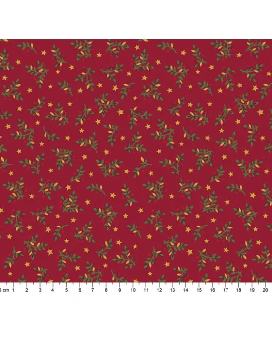 TC123 Tricoline Natal Gold (Vermelho)