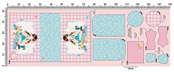 Painel máquina de costura