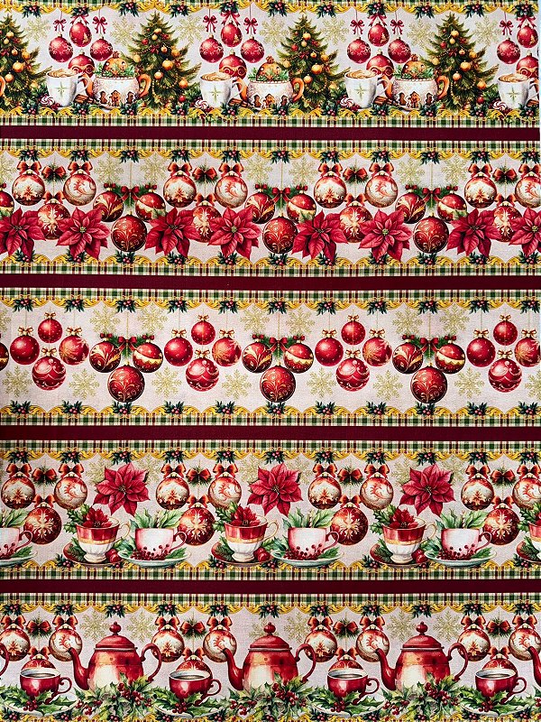 BR277 Barrado Bolinhas de Natal