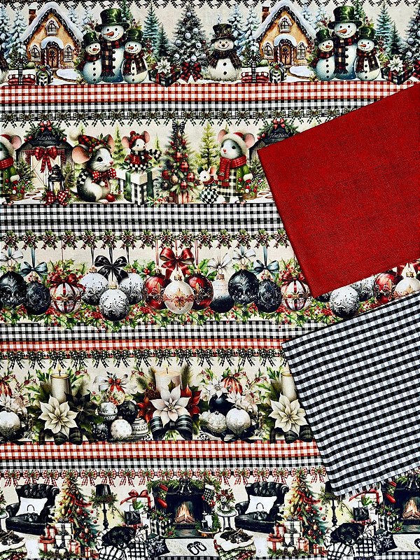 Kit BR292 Barrado natal elegante