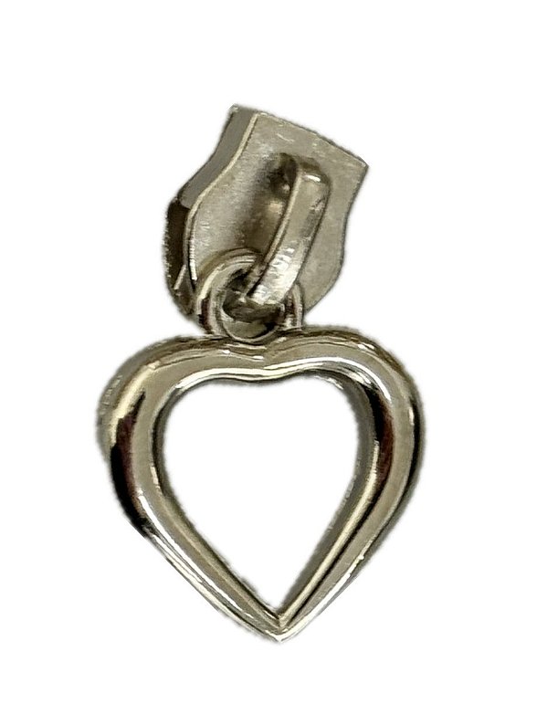 147 - Cursor Coração Vazado - 30mm Níquel EG2406 - 6 unidades