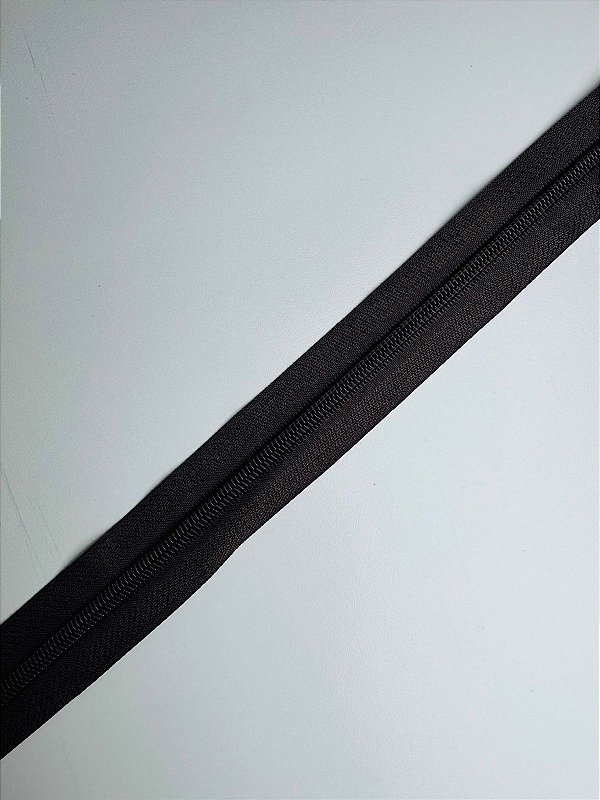 Zíper Nylon N5 (cor marrom escuro) - 1 metro