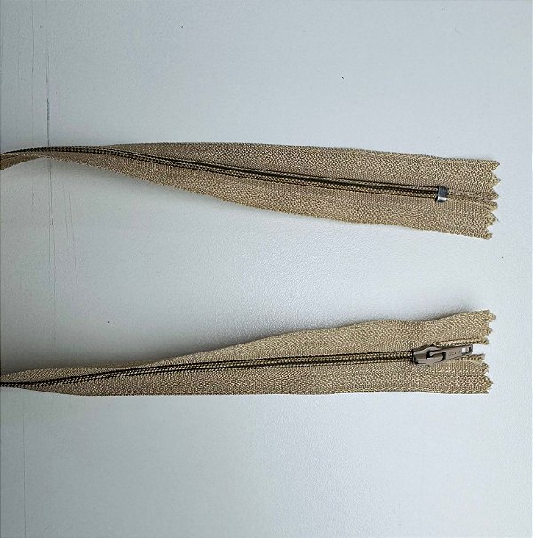 Zíper Nylon N5 (cor bege) - 40cm