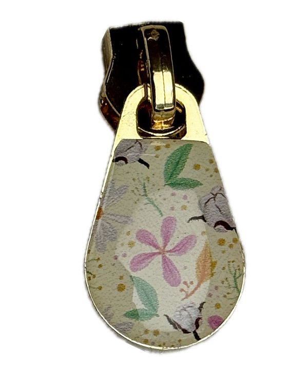 153 - Cursor Gota nº 5 Flores Ouro - 6 unidades