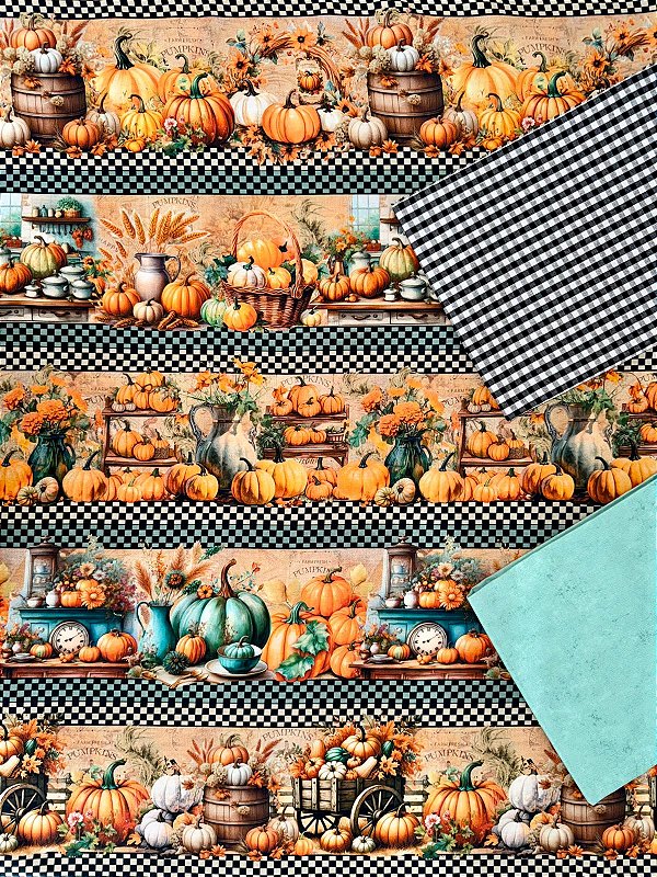 Kit BR306 Barrado Aboboras vintage