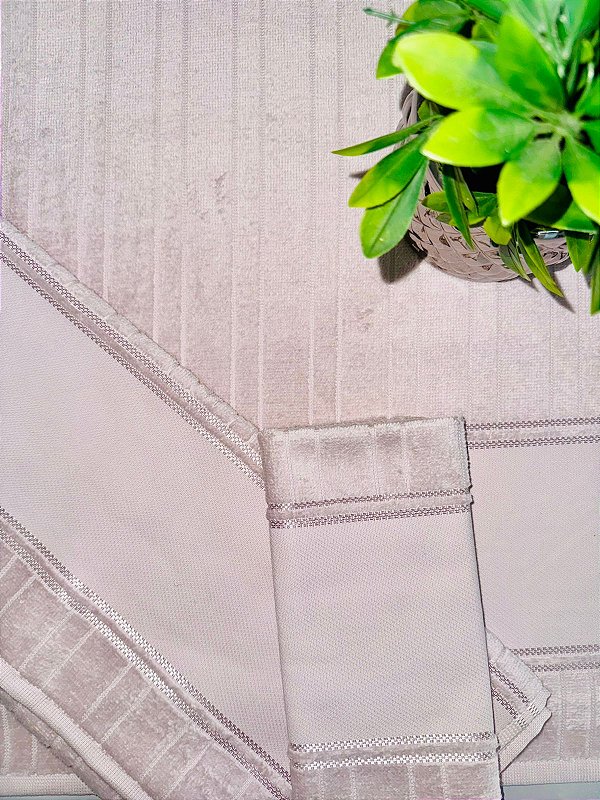 Kit Toalhas Velour Artesanalle Liso - Violetta (3 peças)