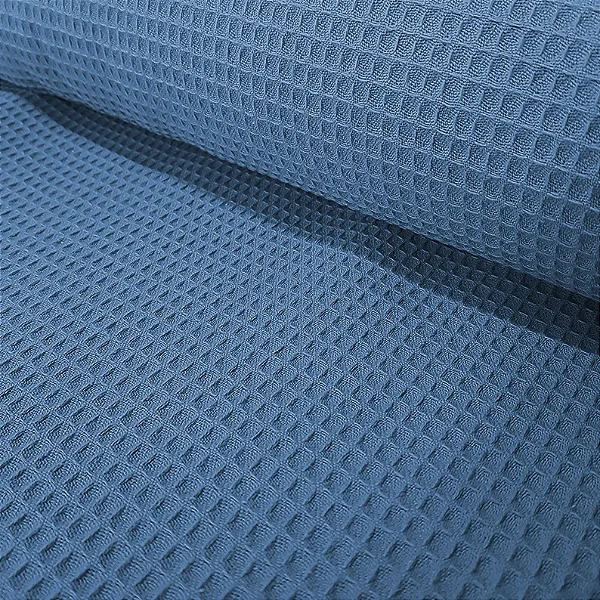 Tecido Favo Algodão - Jeans