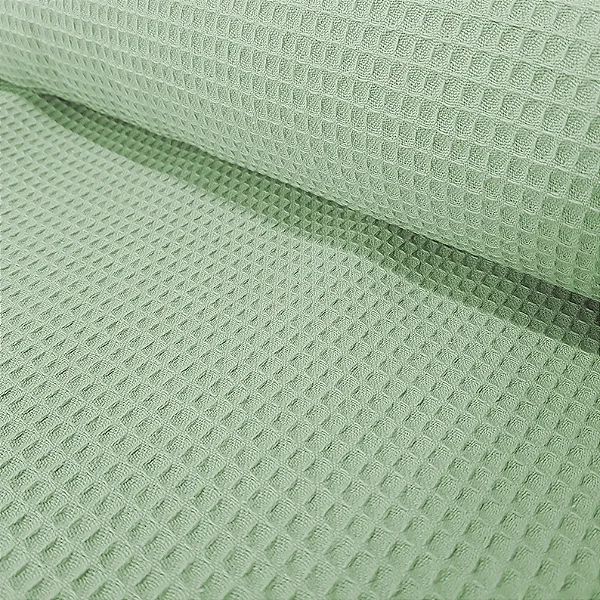 Tecido Favo Algodão - Erva Doce