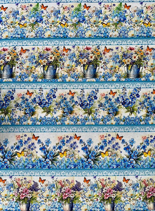 BR311 Barrado Primavera Azul