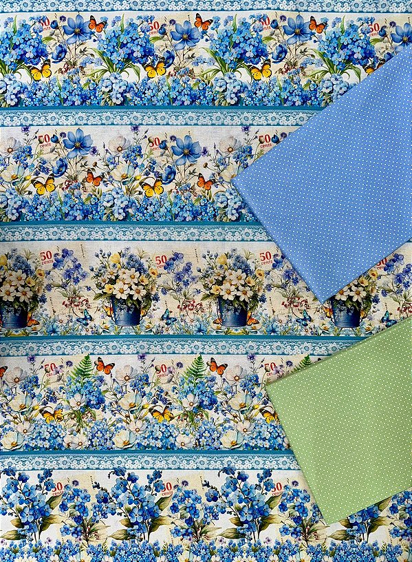 Kit BR311  Barrado Primavera azul