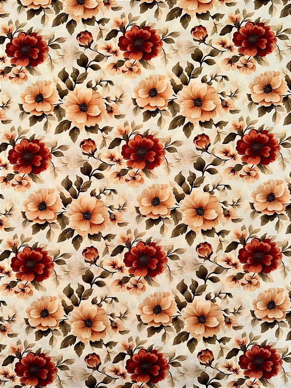 TC152 Tricoline flores de outono