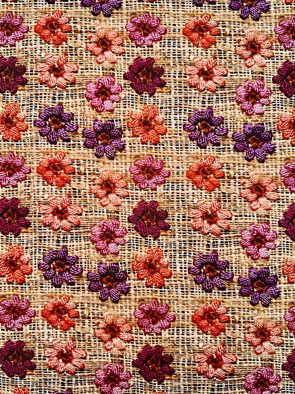 TC153 Tricoline Juta floral